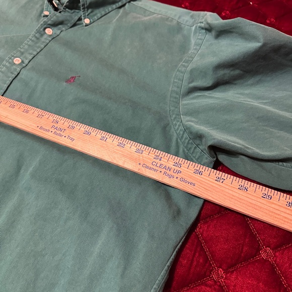 Ralph Lauren Men's Casual Green Button Down Shirt - Picture 3 of 6